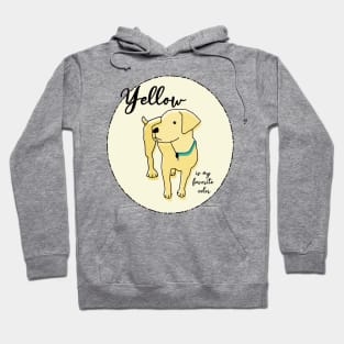 Yellow Is my Favorite Color Yellow Labrador Retriever Dog Hoodie